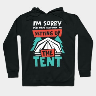 Camping Vacation Tent Campfire Camper Gift Hoodie